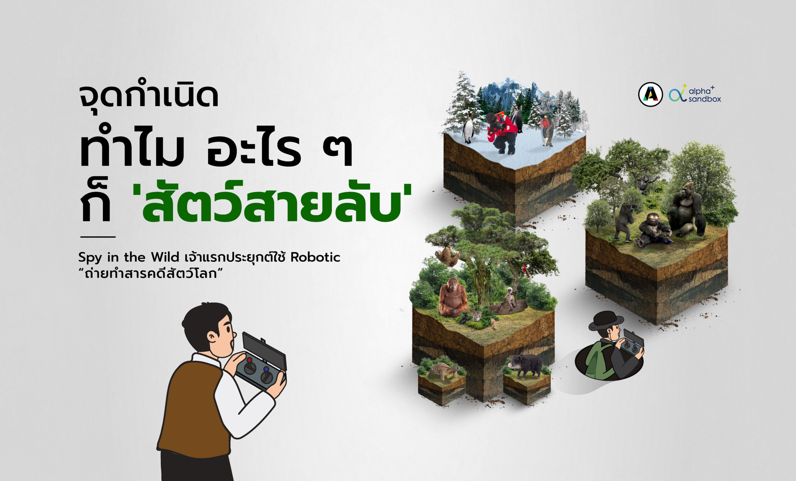 จุดกำเนิด ทำไม อะไร ๆ ก็ ‘สัตว์สายลับ’!
